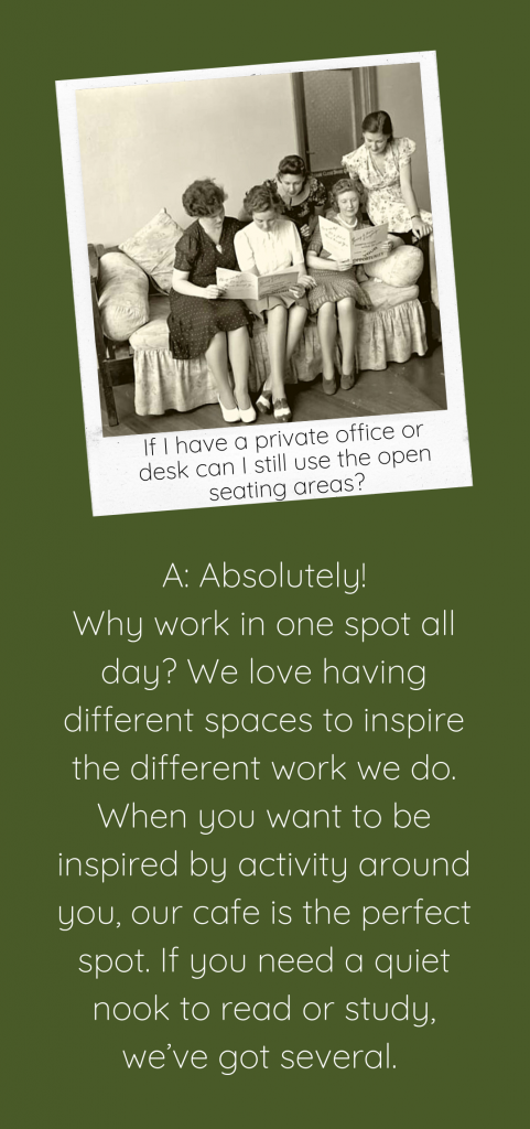 Private offices versus open space work spaces in DTC area